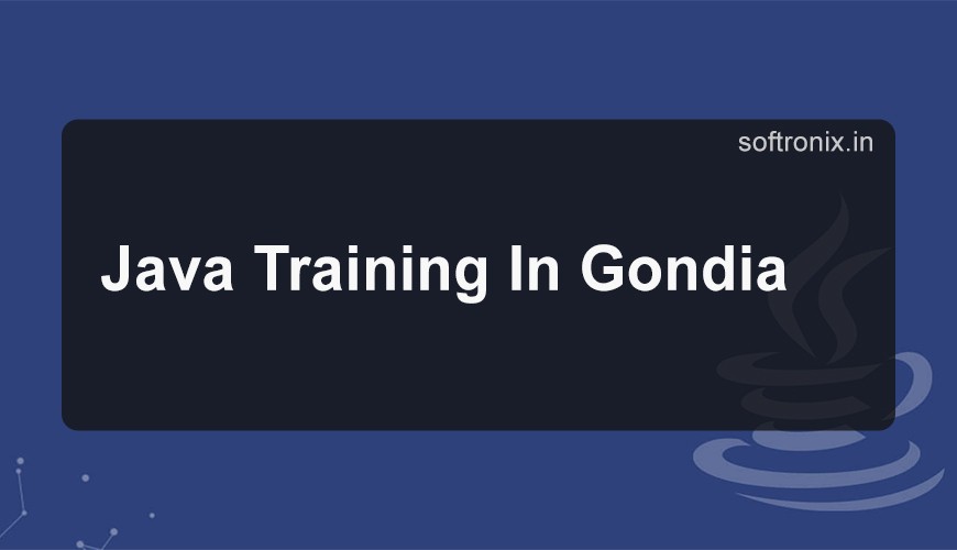 Java Training In Gondia