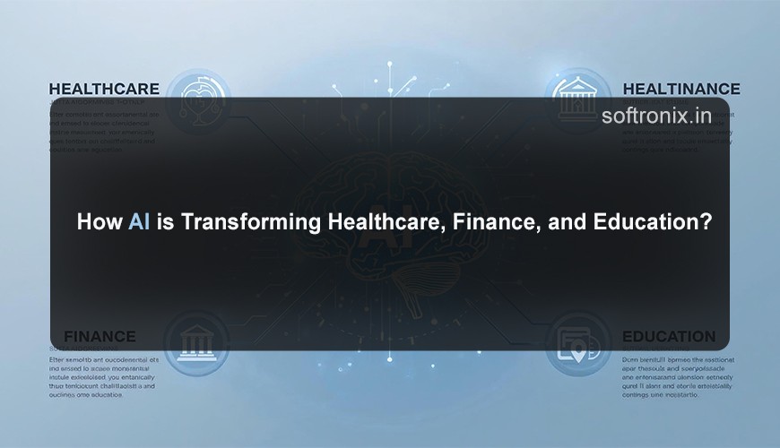 How AI is Transforming Healthcare, Finance, and Education?